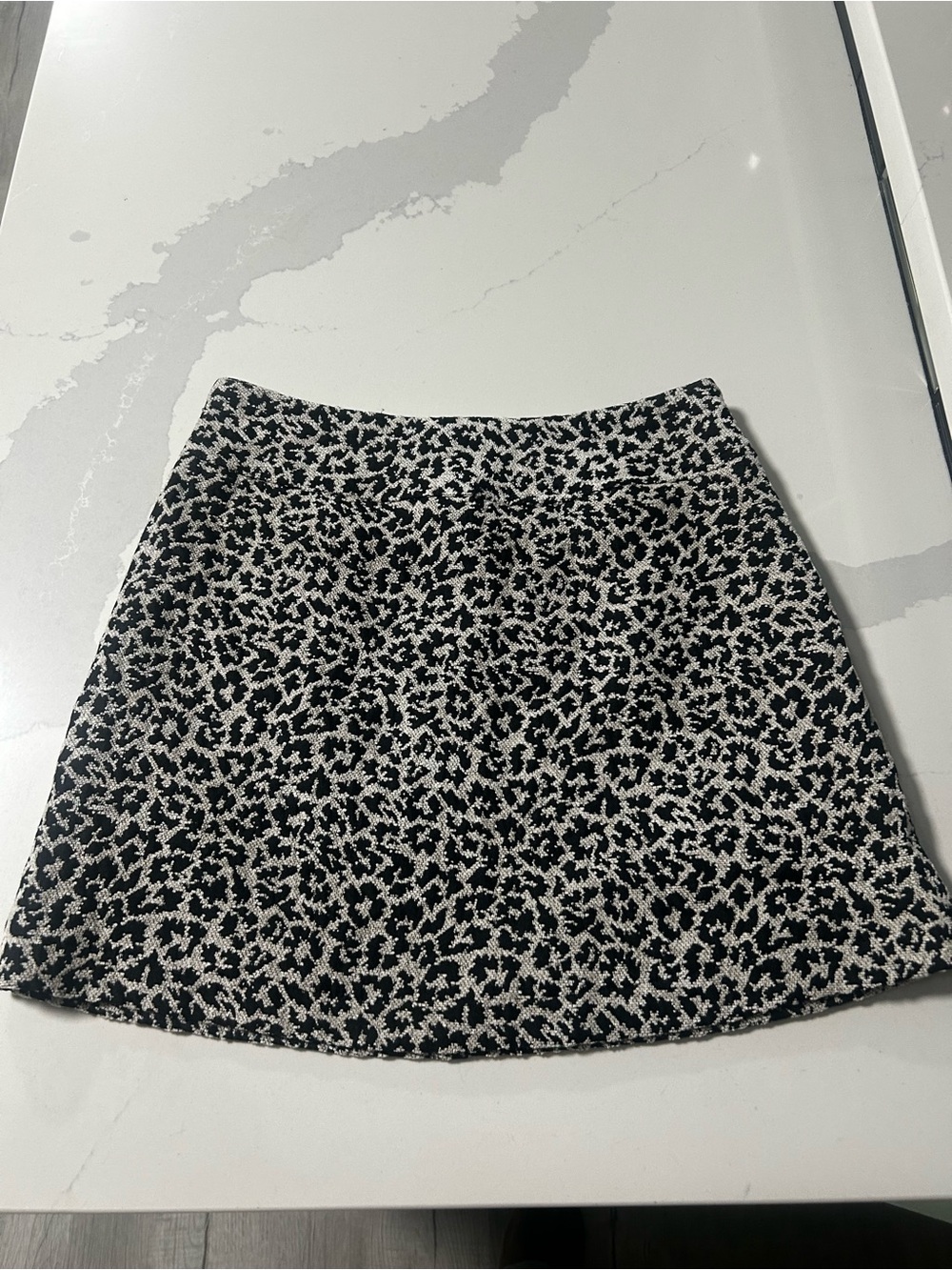 Abercrombie & Fitch Black and White Mini Skirt